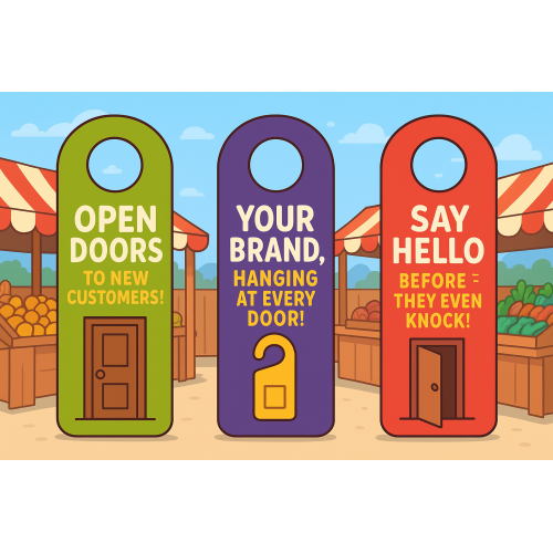 Stand Out with Professionally Printed Door Hangers