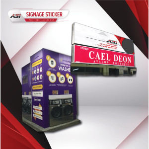Signage Sticker